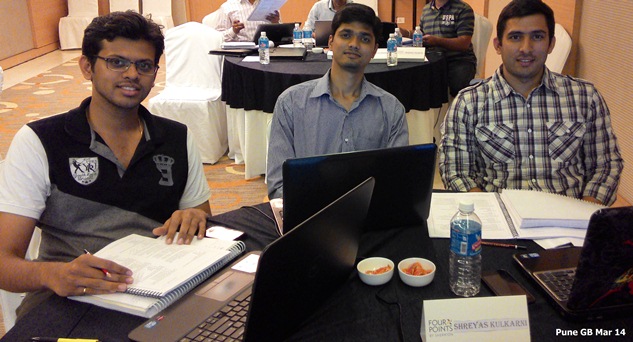 Pune GB Mar 14  - Team Contest Winners