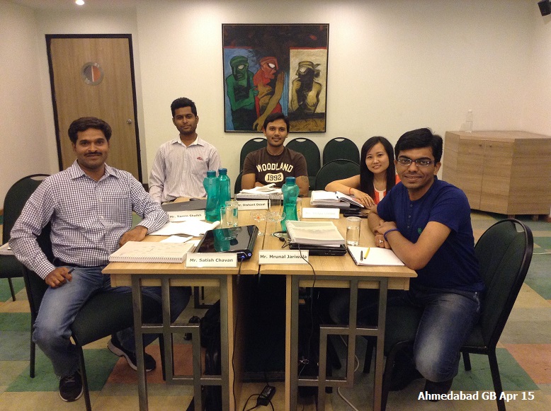 Ahmedabad GB Apr 15 - Team Contest Winners