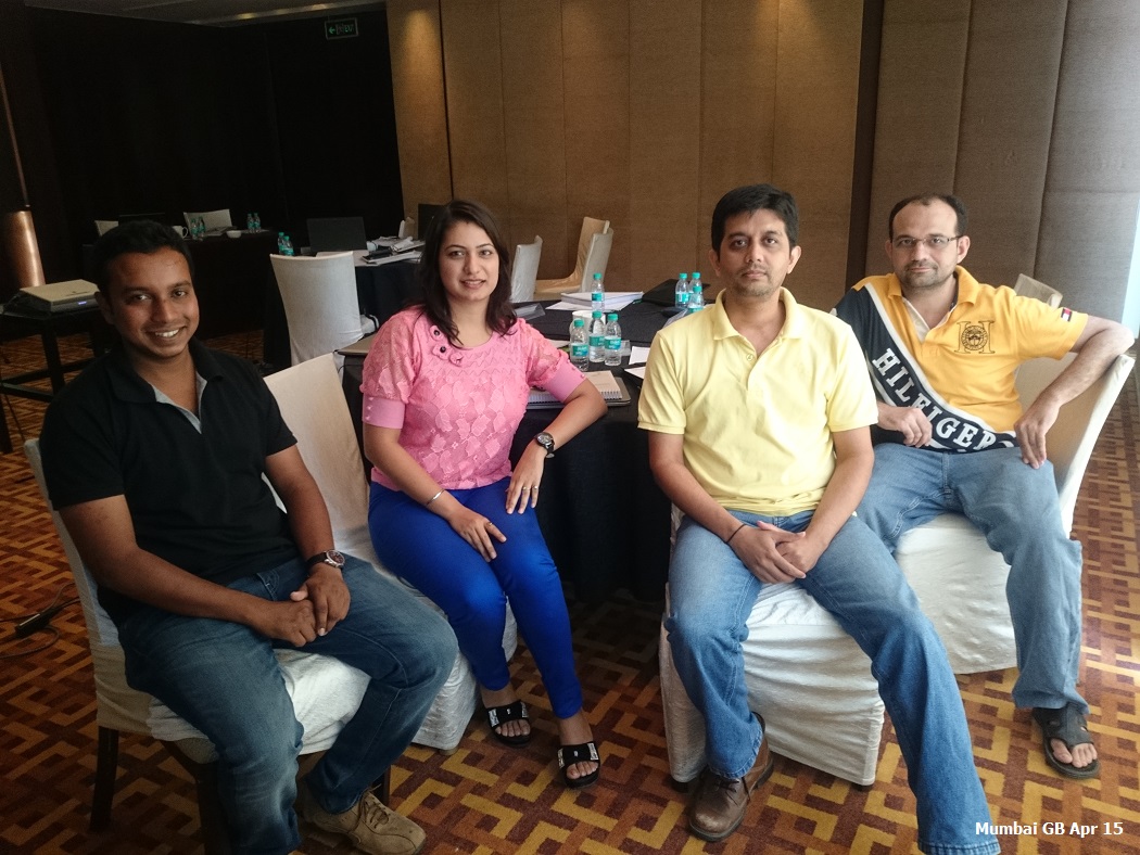 Mumbai GB Apr 15 - Team Contest  Second Runners UP