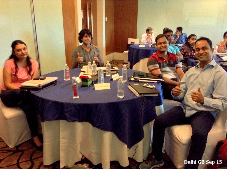 Delhi GB Sep 15 - Team Contest Winners