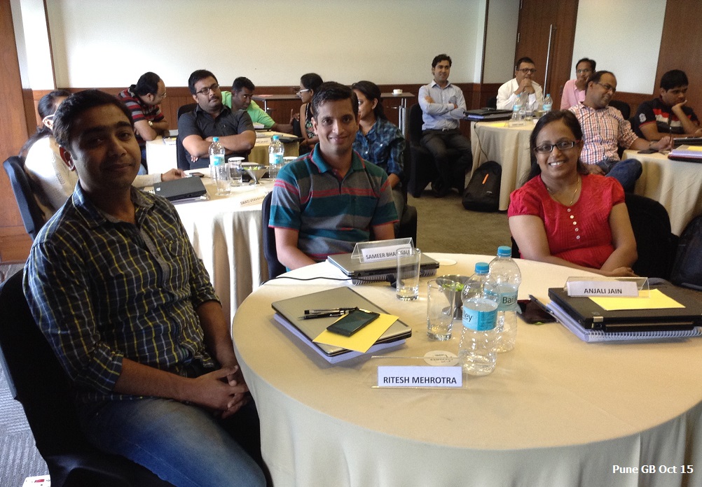 Pune GB Oct 15 - Team Contest 1st Runner Ups