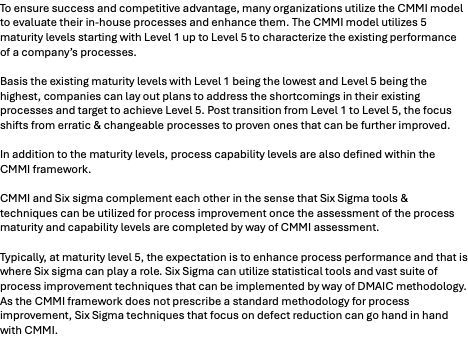 Capability Maturity Model Integration (CMMI)