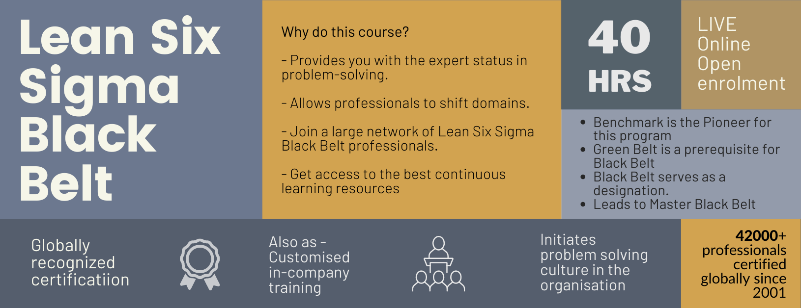 Details of Lean Six Sigma Black Belt