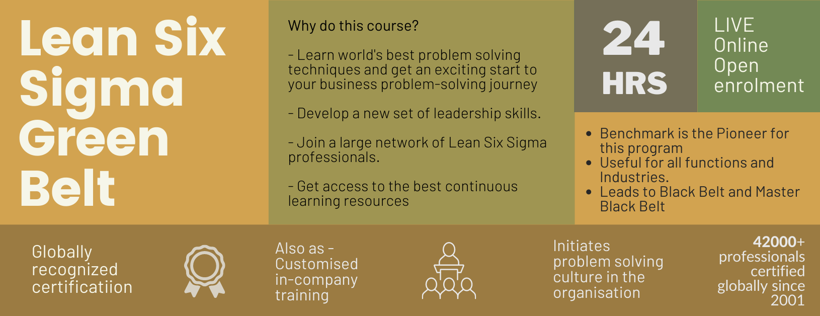 Details of Lean Six Sigma Green Belt
